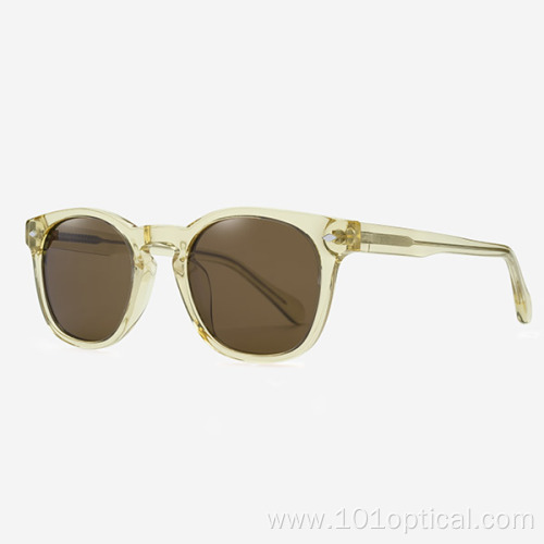 Round Acetate Women And Men Sunglasses